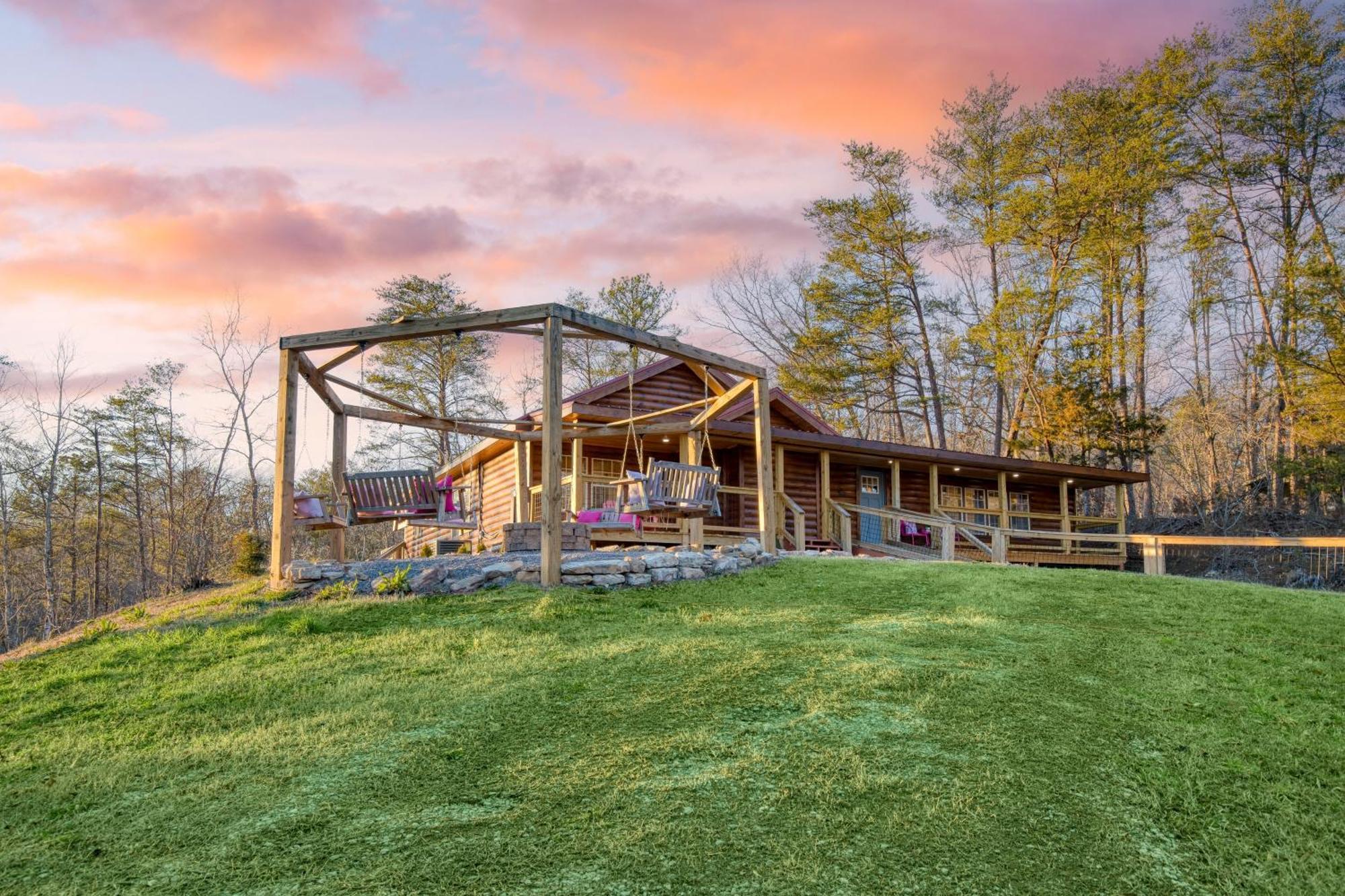 Pink Pines Avantstay Luxury Aesthetic Dream Home Indoor Pool Hot Tub Pigeon Forge Exteriér fotografie
